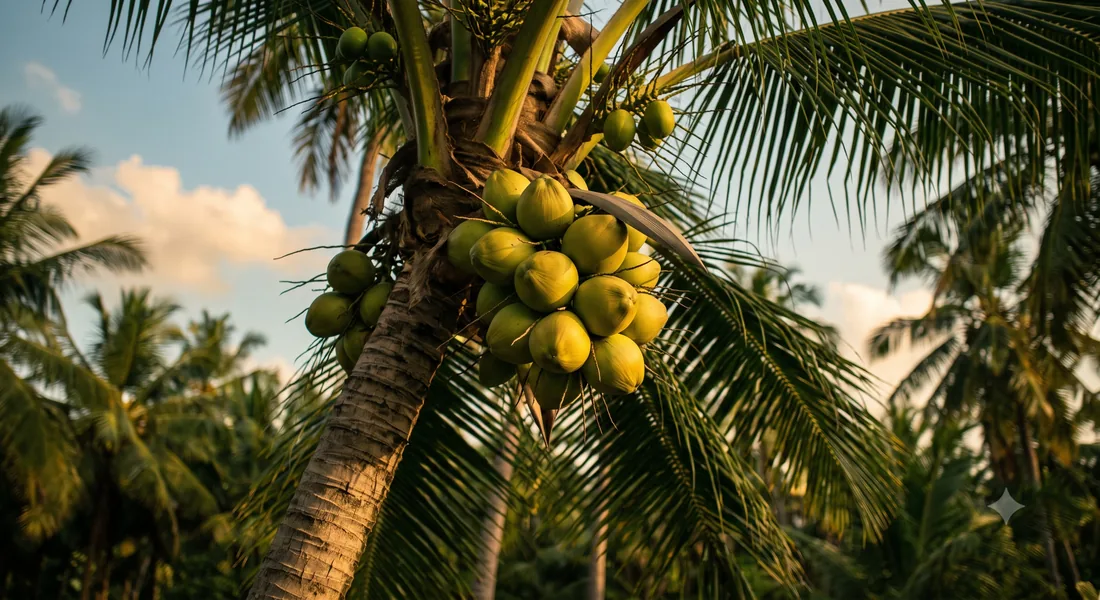 Coconut palms in Pollachi